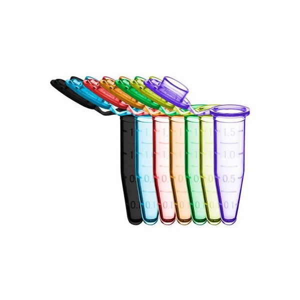 Mtc Bio MTC Bio Microcentrifuge Tubes with Cap, Sterile, 1.5 ml, Opaque Black, 500 Pack C2000-OB - main